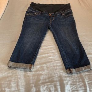 Sz medium capri jeans maternity